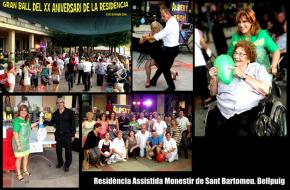 Gran ball del XX aniversari de la Residncia Monestir de St. Bartomeu de Bellpuig