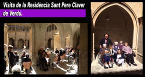 Personal de la Residncia St. Pere Claver de Verd visiten la Residncia Monestir de Sant Bartomeu