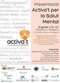 Presentaci Projecte Activa't per la Salut Mental a Tarragona