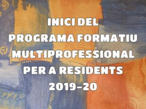 Inici del programa formatiu multiprofessional per a especialistes en formació #MIR #PIR #IIR 2019-20