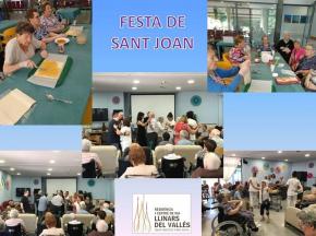 La Residència i Centre de Dia Llinars del Vallès celebra Sant Joan i Sant Pere