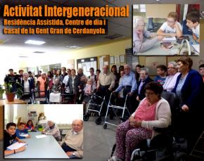Activitat intergeneracional a la Residència de Cerdanyola
