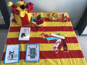 Paradeta de Sant Jordi 2021 a la Residència de Llinars del Vallès