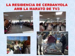 La residència de Cerdanyola del Vallès col·labora amb La Marató de TV3