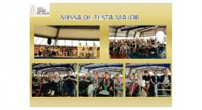 La Residència Llinars del Vallès va a la Missa de Festa Major