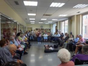 2ª sessió de musicoteràpia a la Residència de Cerdanyola del Vallès