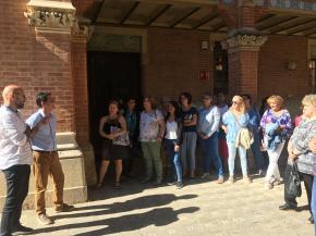 Visita dels professionals de la Residència de Porta - Barcelona a l'Institut Pere Mata
