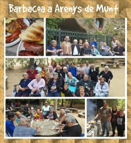 Barbacoa a Arenys de Munt dels avis de la residència del Prat de Llobregat