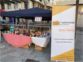 Participació del SRC de Valls en l'estand de la fira de nadal de l'Associació Porta Oberta