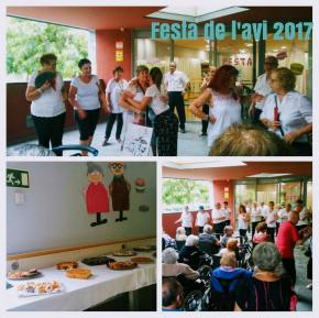 Fiesta de los ancianos en la Residencia Onze de Setembre del Prat de Llobregat