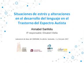 La psicloga del Hospital Universitari Institut Pere Mata, Annabel Sanfeliu, expone su estudio